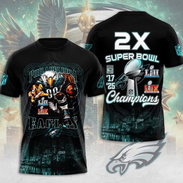 Philadelphia Eagles 3D Apparel - GNE NEW82