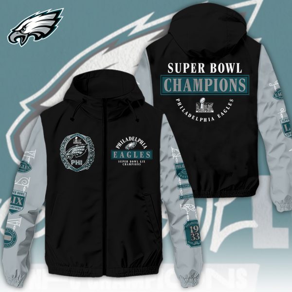 Philadelphia Eagles 3D Windbreaker Jacket - HOATT 8448