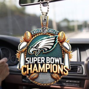 Philadelphia Eagles Custom Shape 1-sided Acrylic Car Ornament - HOATT 8715