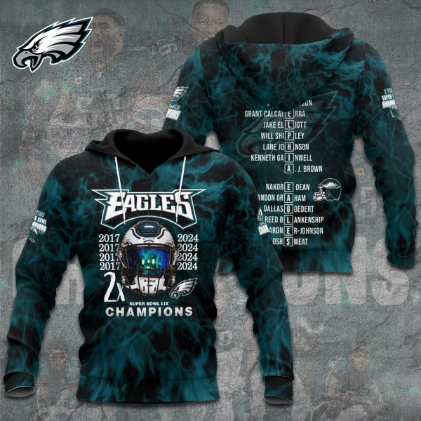 Philadelphia Eagles 3D Apparel - TANTN 10876