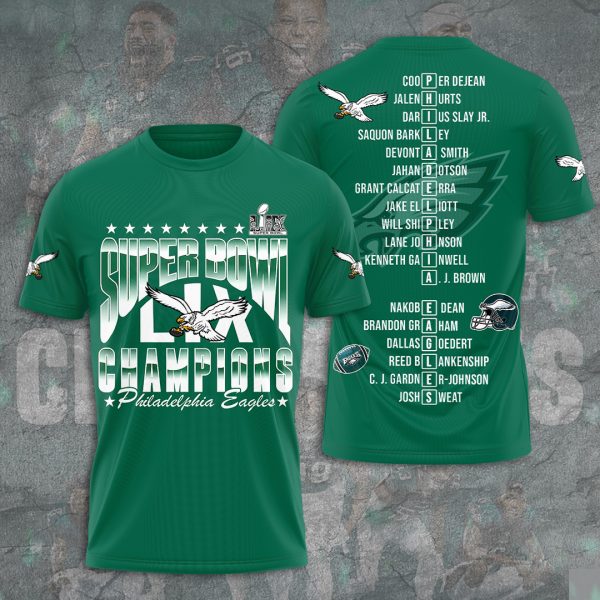 Philadelphia Eagles 3D Apparel - TANTN 11176
