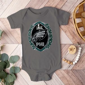 Philadelphia Eagles 2D Baby Onesie - TANTN 11183