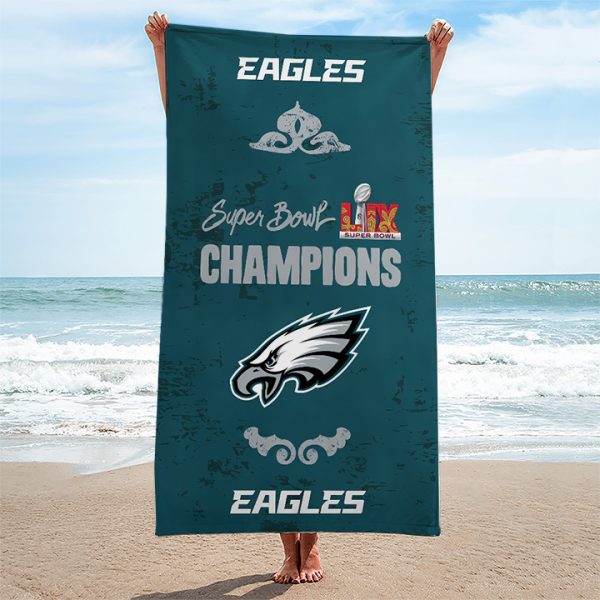 Philadelphia Eagles Rectangle Beach Towel - TANTN 10919