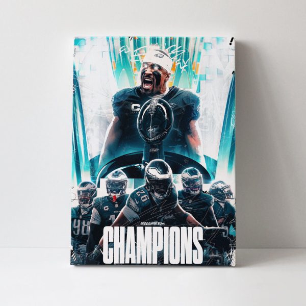 Philadelphia Eagles Rectangle Canvas With Inner Frame - HOATT 8887