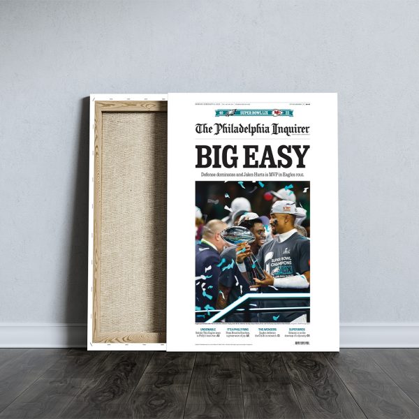 Philadelphia Eagles Rectangle Canvas With Inner Frame - TANTN 10912