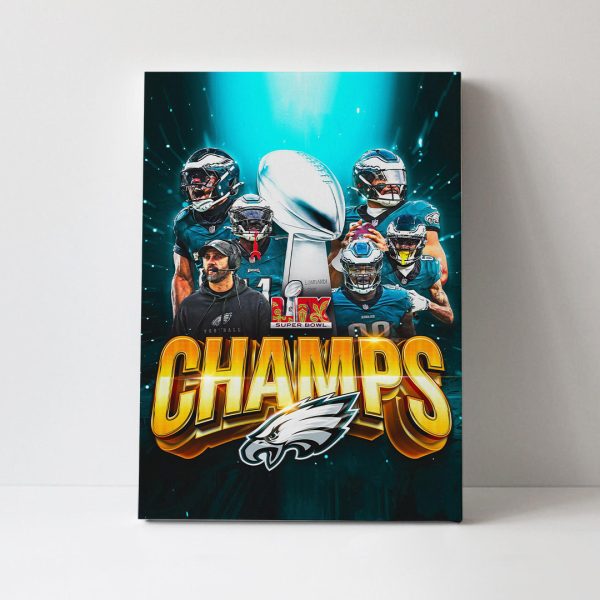 Philadelphia Eagles Rectangle Canvas With Inner Frame - TANTN 10913