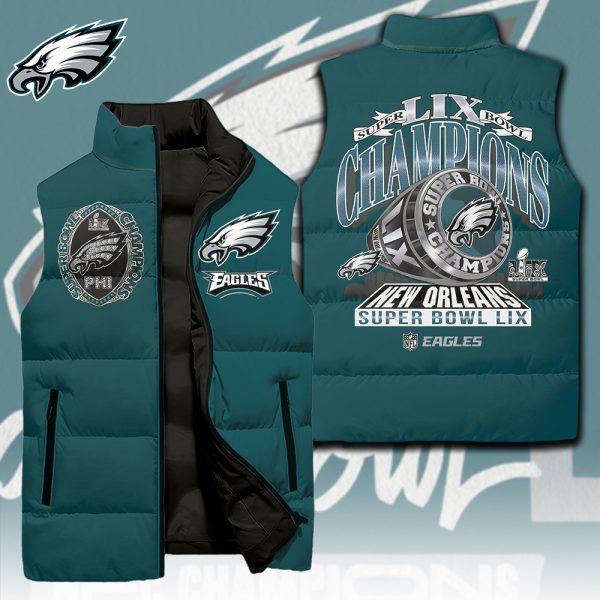 Philadelphia Eagles 3D Down Vest - HOATT 8898