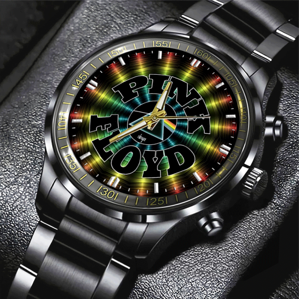 Pink Floyd Black Stainless Steel Watch - GNE 2834