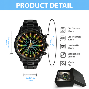 Pink Floyd Black Stainless Steel Watch - GNE 2834
