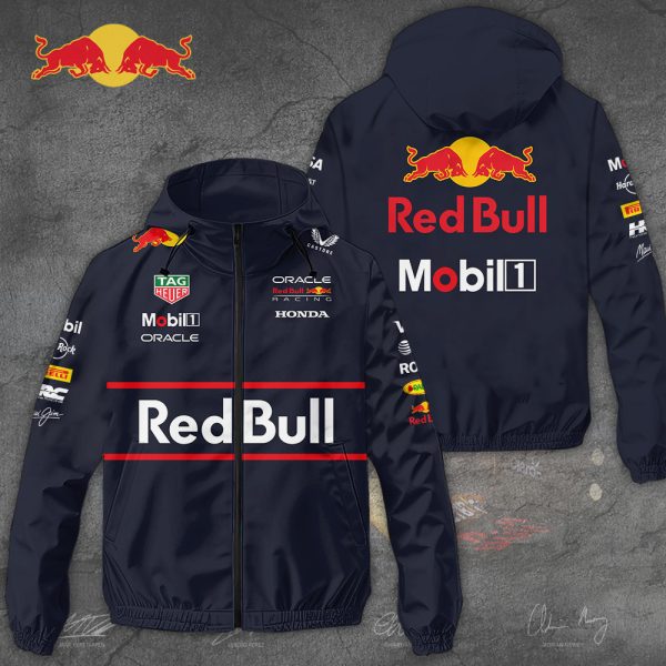 Red Bull Racing F1 3D Windbreaker Jacket - TANTN 10887