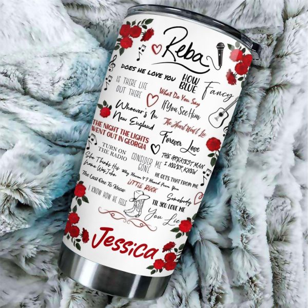Personalized Reba McEntire Tumbler Cup - VANDH 4295