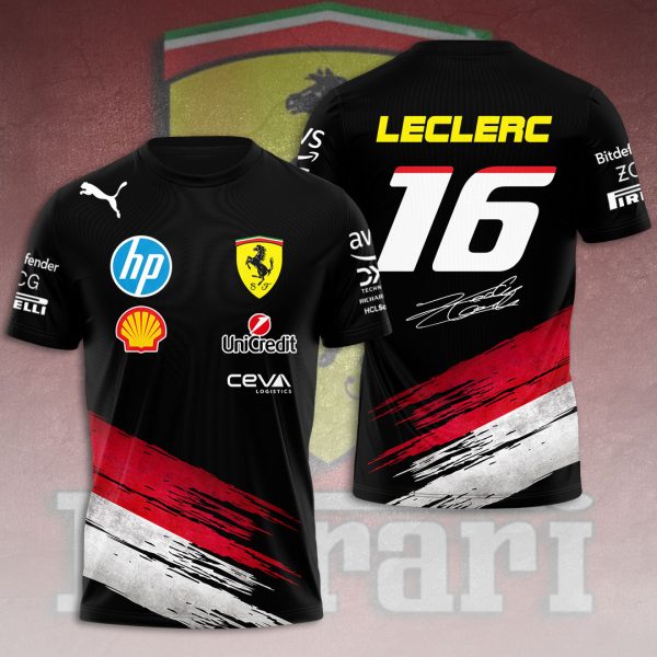 Scuderia Ferrari x Charles Leclerc 3D Apparel – HOATT 8781