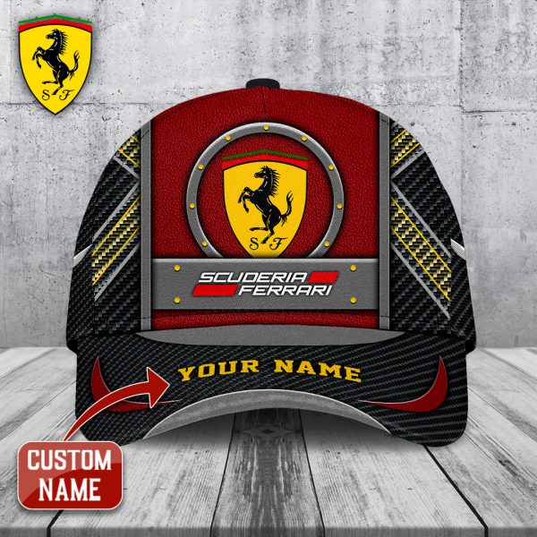Personalized Scuderia Ferrari x Lewis Hamilton Classic Cap - ANHNV 6138