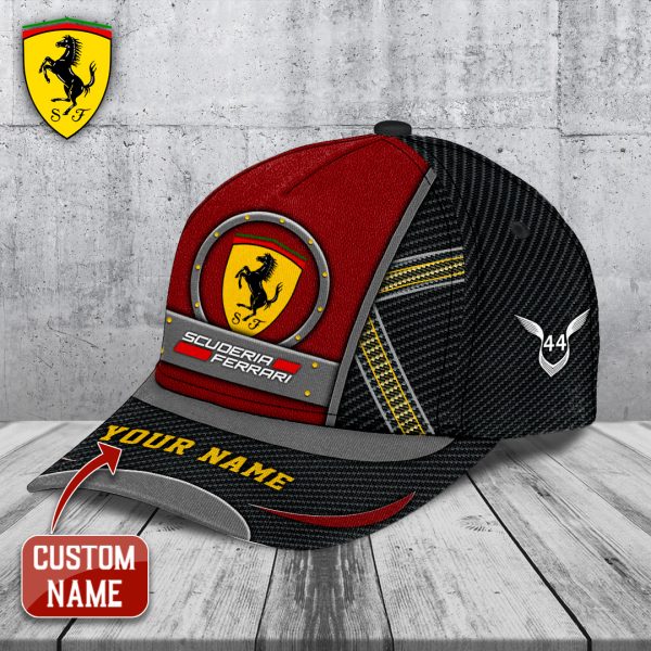 Personalized Scuderia Ferrari x Lewis Hamilton Classic Cap - ANHNV 6138
