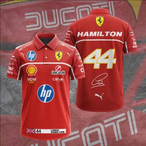 Scuderia Ferrari x Lewis Hamilton 3D Apparel - TANTN 10995