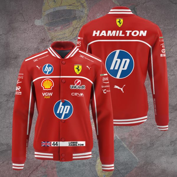 Scuderia Ferrari x Lewis Hamilton Varsity Jacket - TANTN 10931
