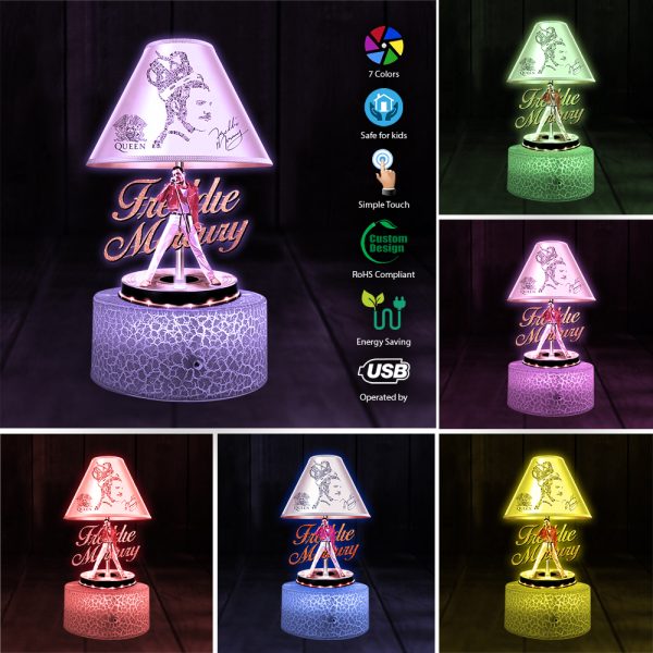 Freddie Mercury Printed Night Light – MAITM 10215
