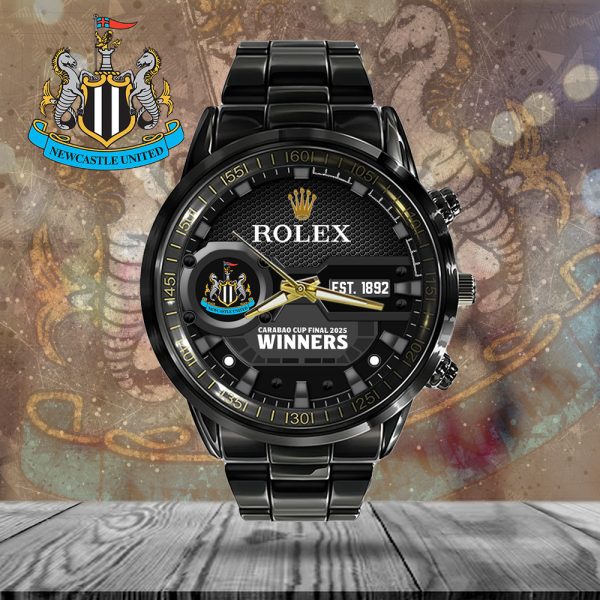 Newcastle United x Rolex Black Stainless Steel Watch - MAITM 10288