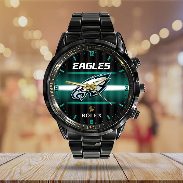 Philadelphia Eagles Black Stainless Steel Watch - MAITM 10100