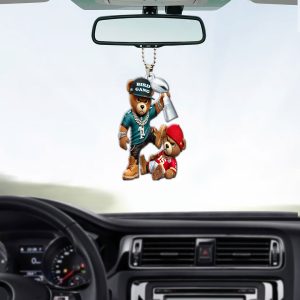 Philadelphia Eagles Custom Shape 1-sided Acrylic Car Ornament – MAITM 10098
