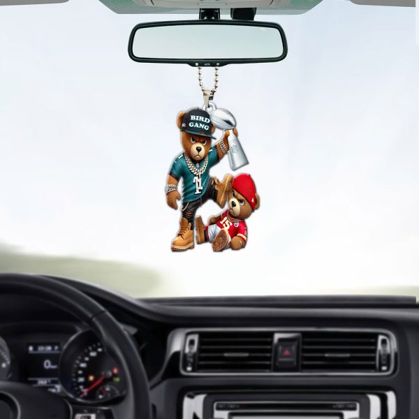 Philadelphia Eagles Custom Shape 1-sided Acrylic Car Ornament – MAITM 10098