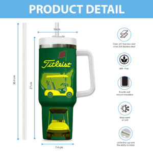 Golf Masters Tournament TITL 40oz Stanley Tumbler - MAITM 10445