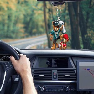 Philadelphia Eagles Custom Shape 1-sided Acrylic Car Ornament – MAITM 10098
