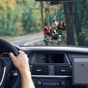 Philadelphia Eagles Custom Shape 1-sided Acrylic Car Ornament - MAITM 10130