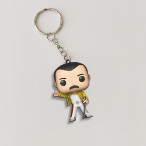 Freddie Mercury Custom Shape 2-sided Keychain - MAITM 10162