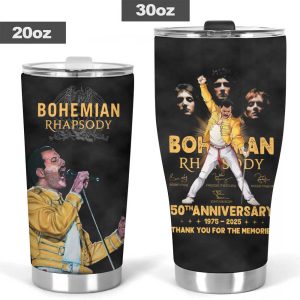 Queen Band x Freddie Mercury Tumbler Cup - MAITM 10124