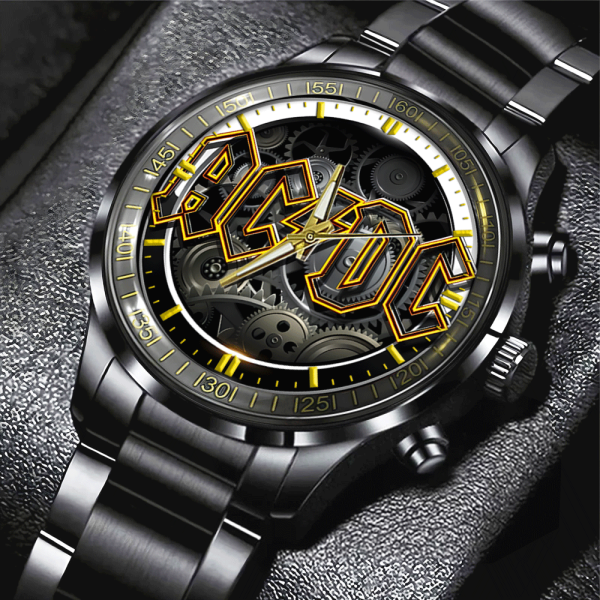 Rock Music Black Stainless Steel Watch - ANHNV 6161