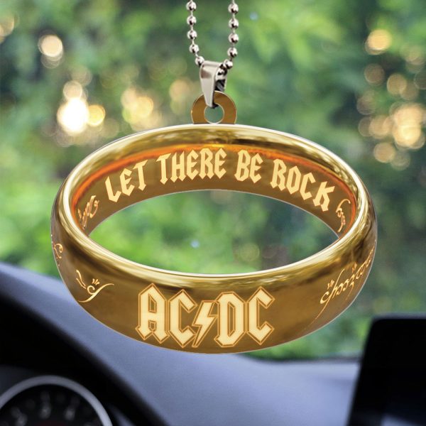 Rock Music Custom Shape 2-sided Acrylic Car Ornament – GNE NEW103