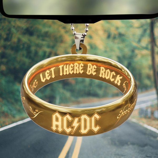 Rock Music Custom Shape 2-sided Acrylic Car Ornament – GNE NEW103