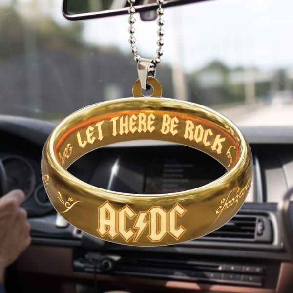 Rock Music Custom Shape 2-sided Acrylic Car Ornament – GNE NEW103