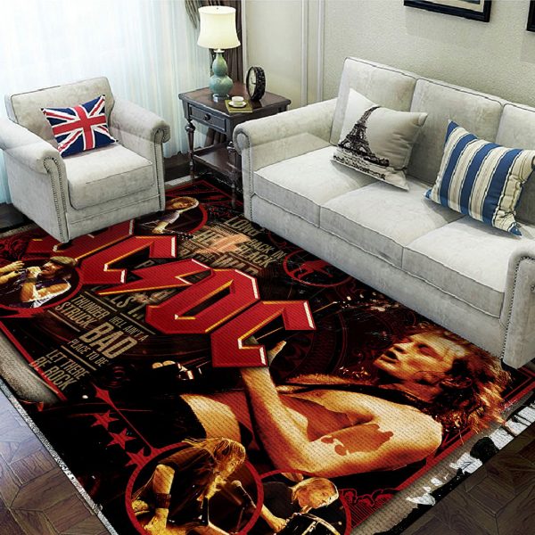 Rock Music Rectangular Rug - GNE NEW107