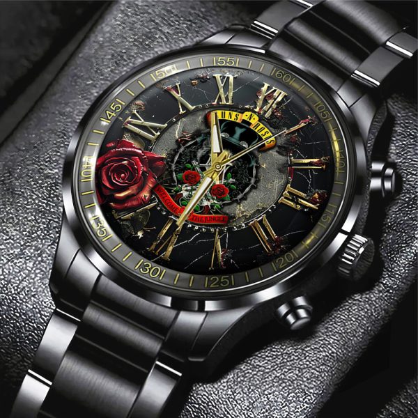 Guns N' Roses Black Stainless Steel Watch - ANHNV 6183
