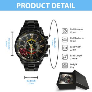Guns N' Roses Black Stainless Steel Watch - ANHNV 6183