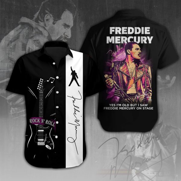 Freddie Mercury Short Sleeve Dress Shirt – ANHNV 6205