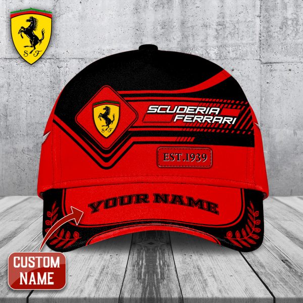 Personalized Scuderia Ferrari x Lewis Hamilton Classic Cap - ANHNV 6218