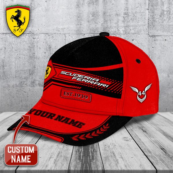 Personalized Scuderia Ferrari x Lewis Hamilton Classic Cap - ANHNV 6218