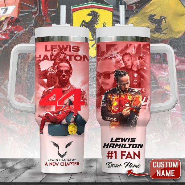 Personalized Scuderia Ferrari x Lewis Hamilton 40oz Stanley Tumbler - ANHNV 6223