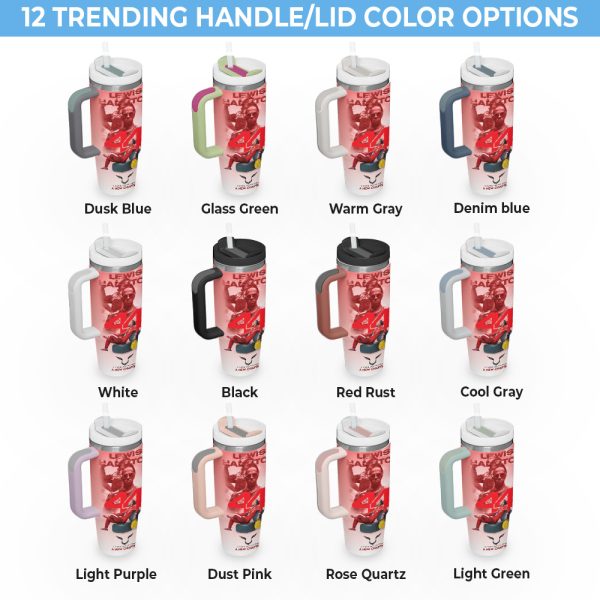 Personalized Scuderia Ferrari x Lewis Hamilton 40oz Stanley Tumbler - ANHNV 6223