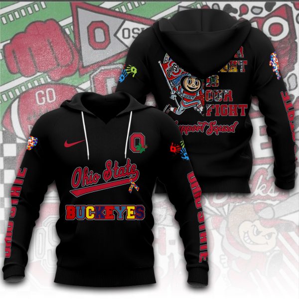 Ohio State Buckeyes Football 3D Apparel - ANHNV 6256