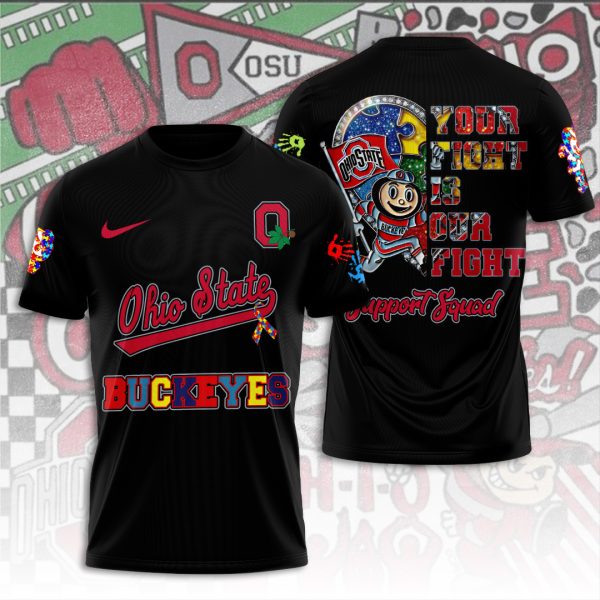 Ohio State Buckeyes Football 3D Apparel - ANHNV 6256