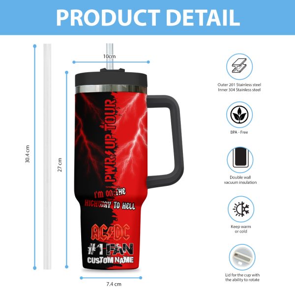Personalized Rock Music 40oz Stanley Tumbler - ANHNV 9339