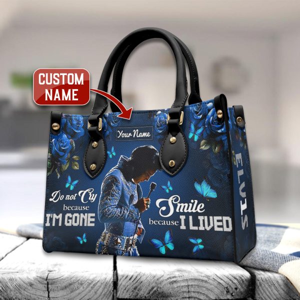 Personalized Elvis Presley Leather HandBag - ANHNV 9352