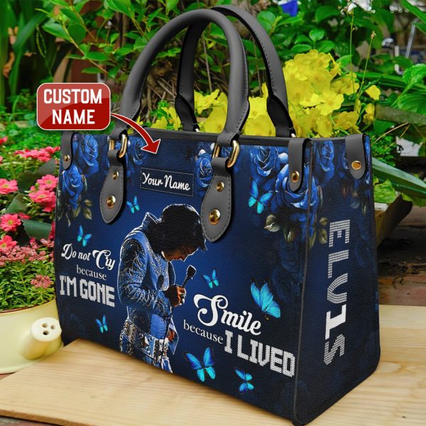 Personalized Elvis Presley Leather HandBag - ANHNV 9352