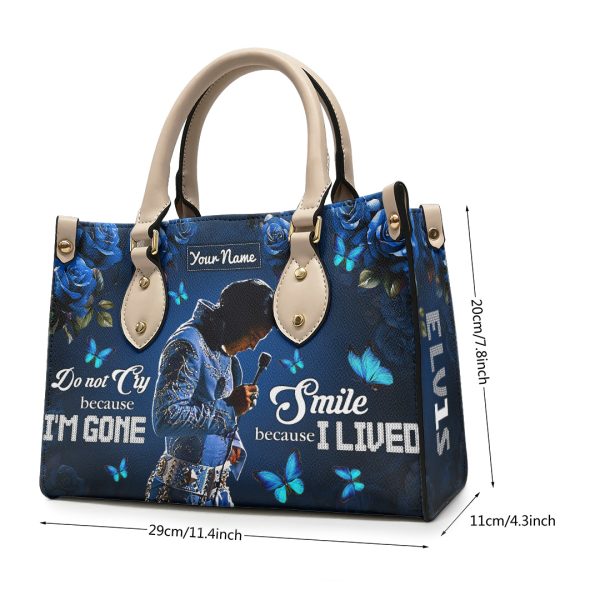 Personalized Elvis Presley Leather HandBag - ANHNV 9352