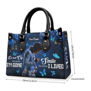 Personalized Elvis Presley Leather HandBag - ANHNV 9352