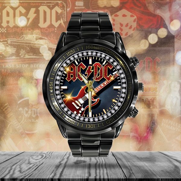 Rock Music Black Stainless Steel Watch - ANHNV 9382